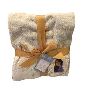 Disney Parks WISH Asha Fringe Throw 100% Polyester 50" x 60" Tan